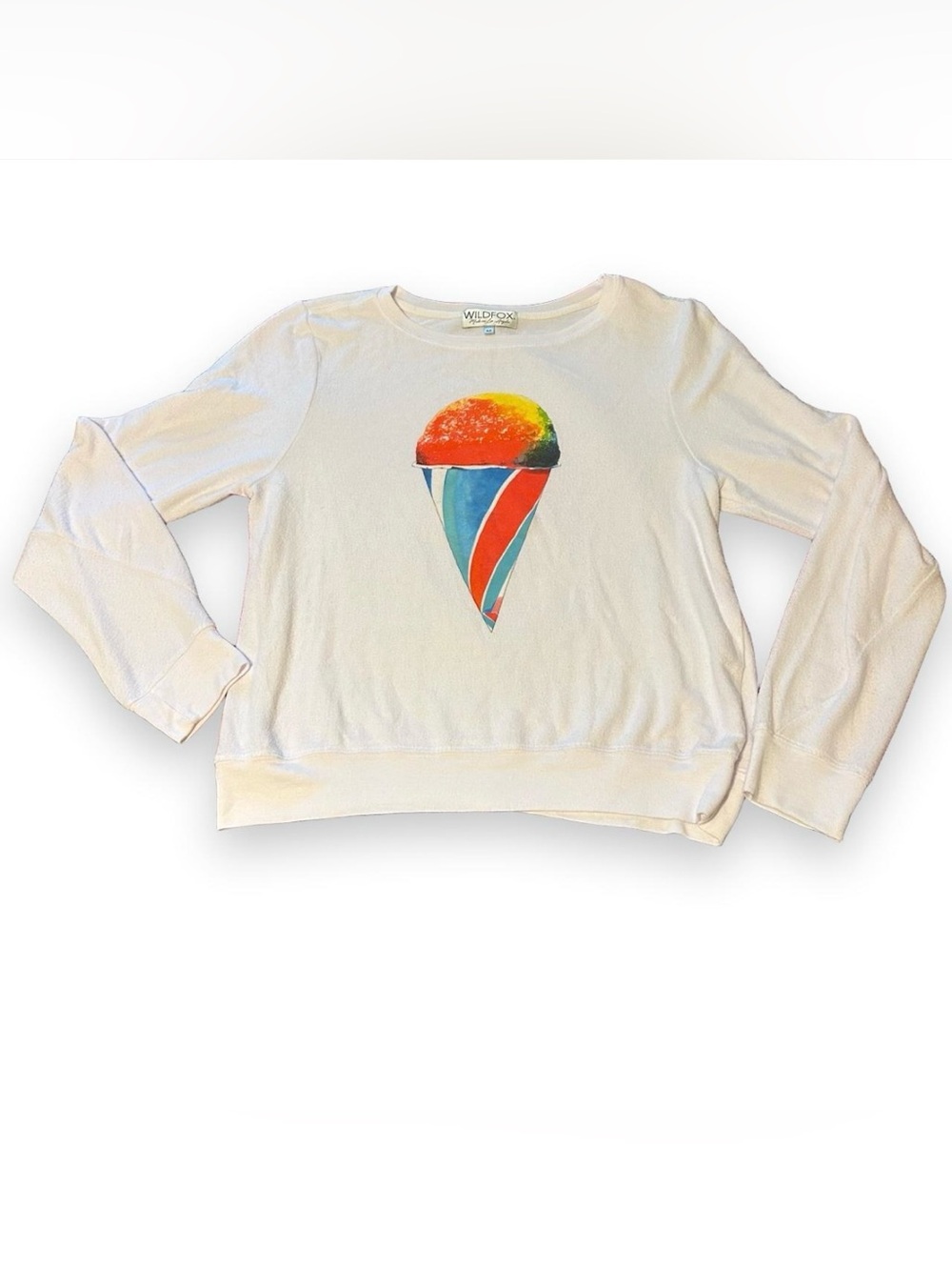 Wildfox white snow cone sweater